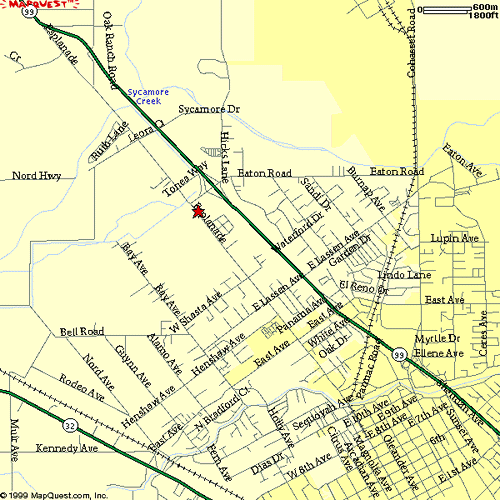 Almond Tree RV Park Map